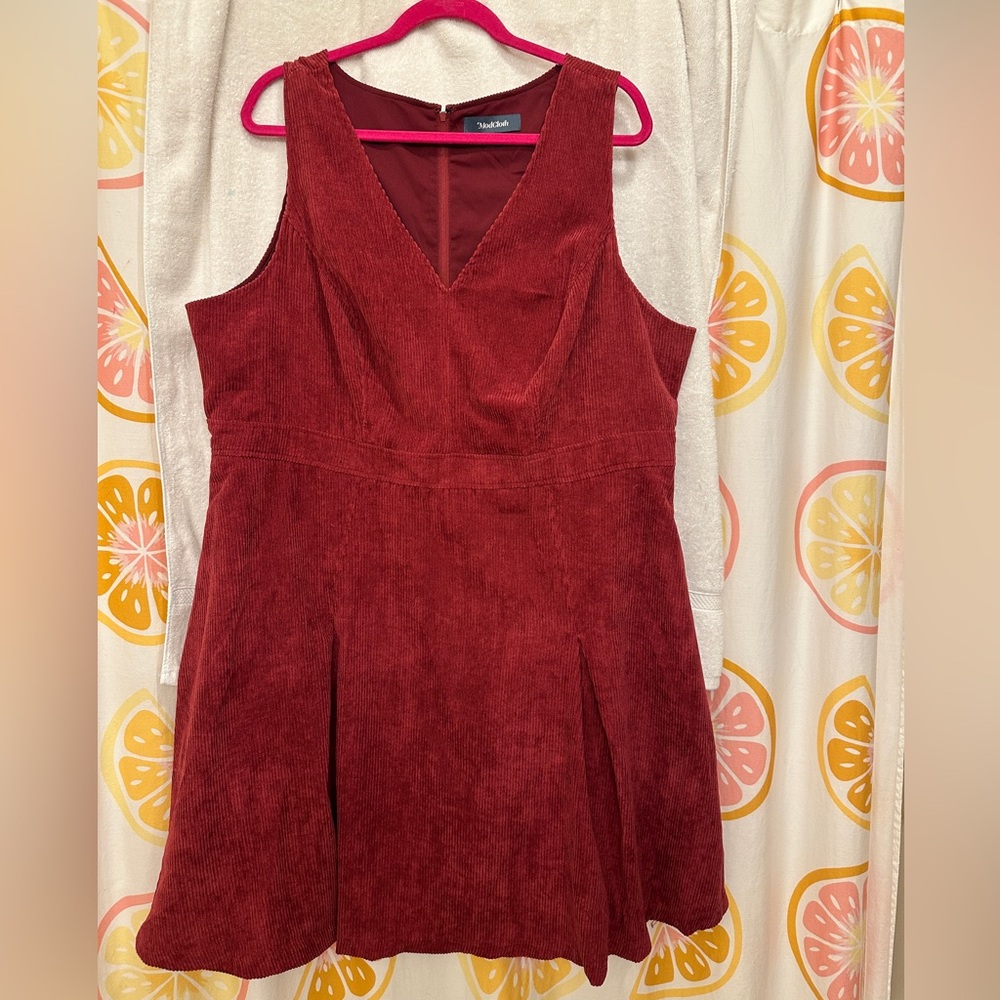 ModCloth retro corduroy a line dress. Size 22 NWOT